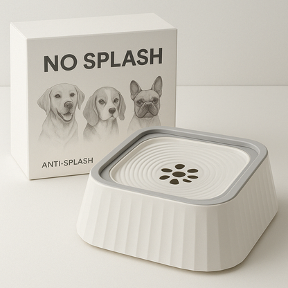 💧 No Splash™ – Vandskålen, der holder gulvet tørt!