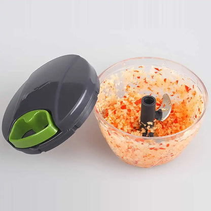 QuickChop™ Mini Hakkemaskine – Hurtig, ren og super effektiv madlavning!
