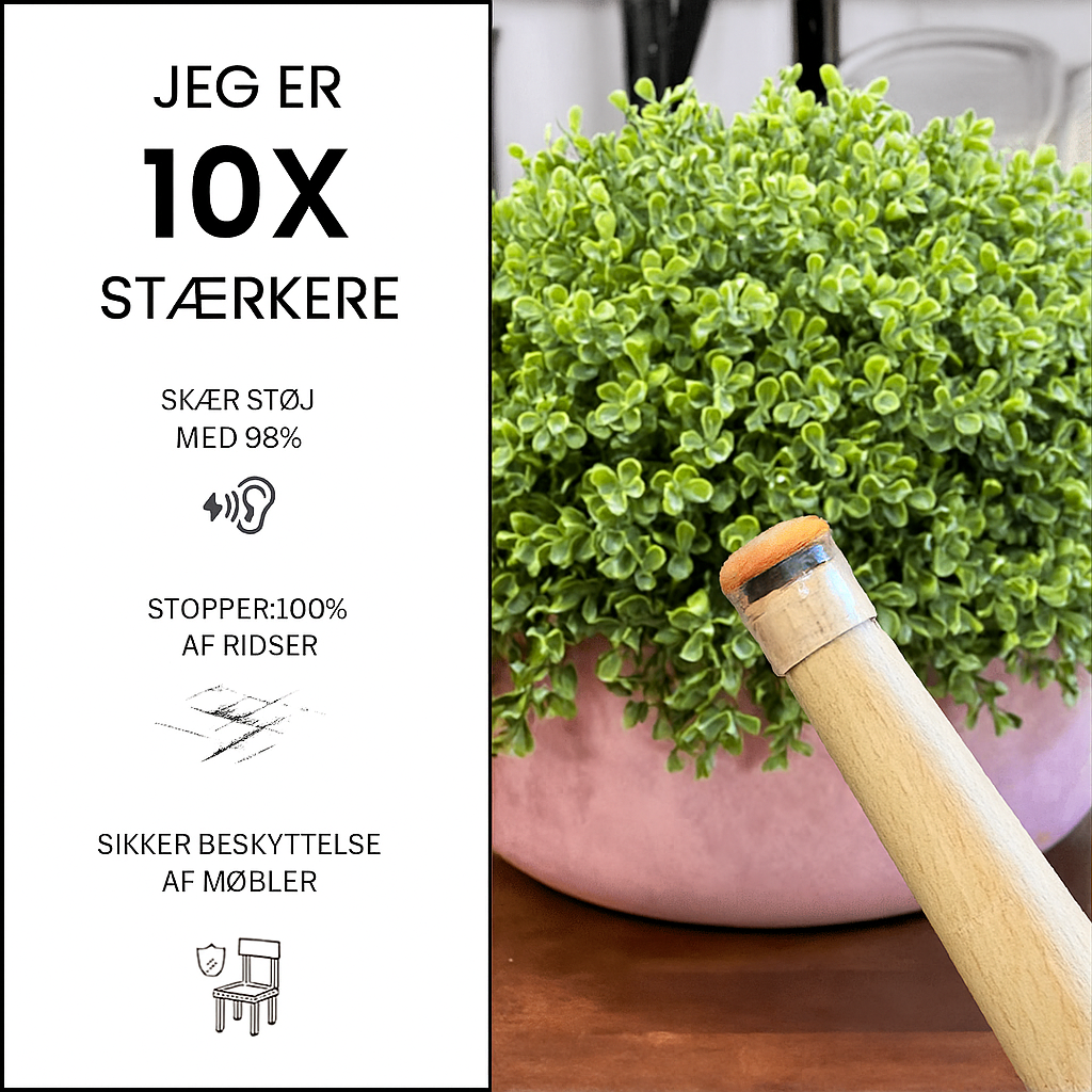 SoftyFeet™ Golvskydd – För Alla Stolsben, Enkel Montering